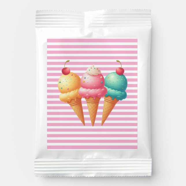 Colorful Ice cream Hot Chocolate Drink Mix (Front)