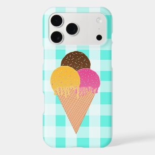 Colorful Ice Cream Illustration iPhone 17 Pro Max Case