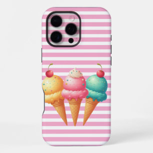 Colorful Ice cream iPhone 16 Pro Max Case