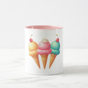 Colorful Ice cream Mug