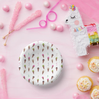 Colorful Ice Cream Paper Party Bowls