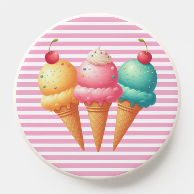 Colorful Ice cream PopSocket (Popsocket)