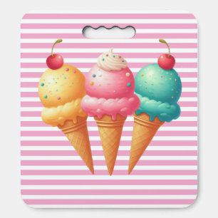 Colorful Ice cream Seat Cushion