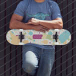 Colorful Ice Cream Sprinkles Pattern Name  Skateboard<br><div class="desc">Skateboard with Ice Cream Pattern</div>