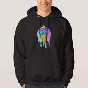 Colorful Ice Cream Summer Vacation Ice Cream Hoodie