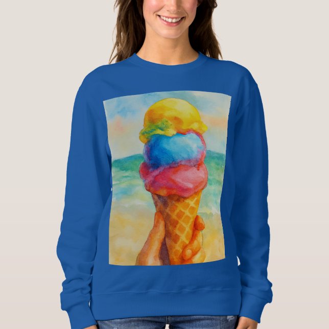 Colorful ice cream sweater (Front)