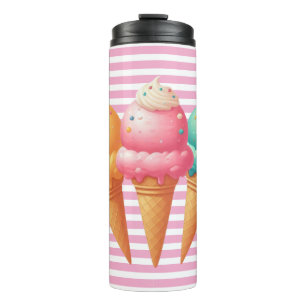Colorful Ice cream Thermal Tumbler