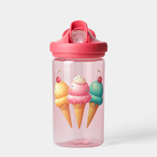 Colorful Ice cream Water Bottle