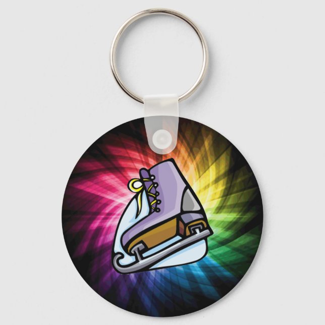Colorful Ice Skate Keychain (Front)
