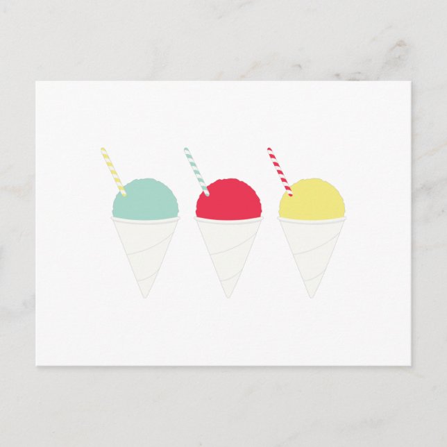 Colorful Ices Postcard (Front)