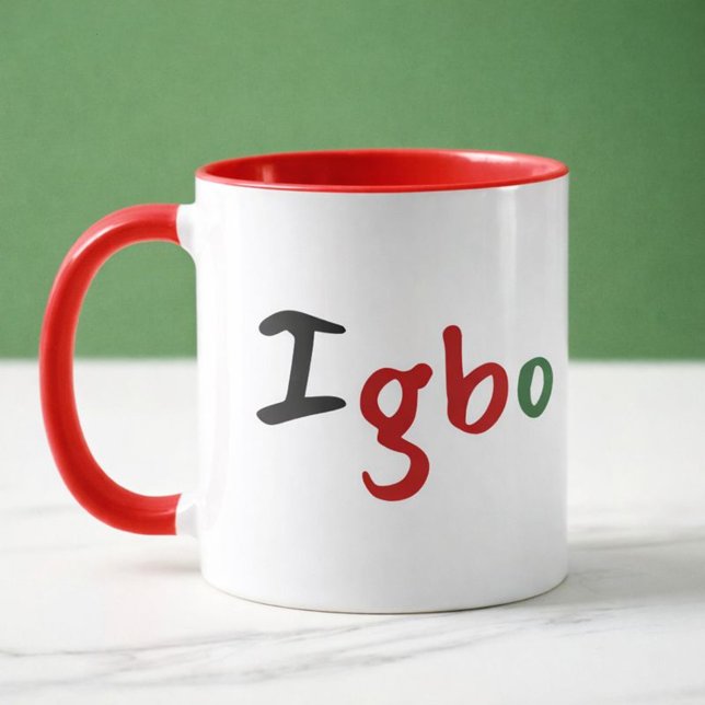Colorful Igbo Pan African Mug (Creator Uploaded)