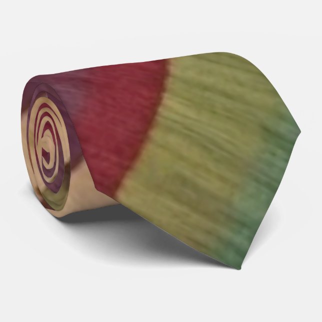 Colorful Ikat Sleek Stylish Statement Boho Pattern Neck Tie (Rolled)