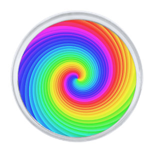 Colorful Illusion Lapel Pin