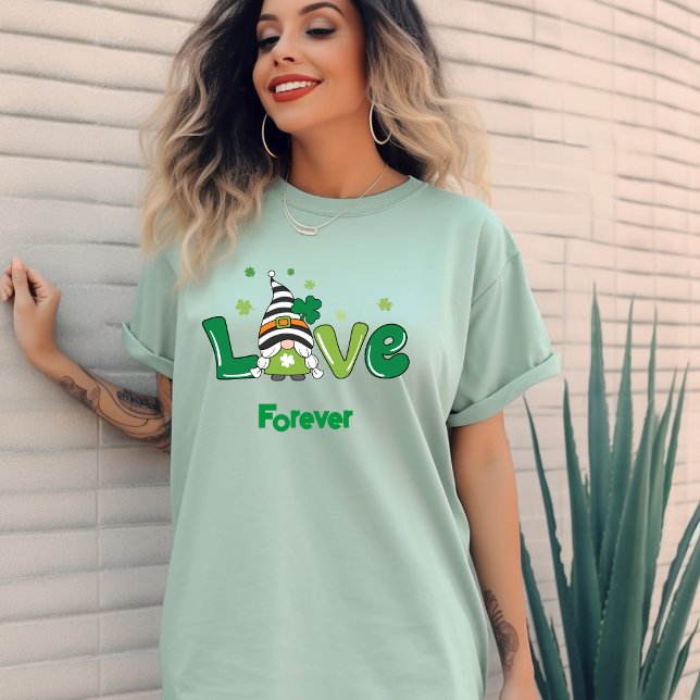 Colorful Illustrated Love Forever T-Shirt (Creator Uploaded)
