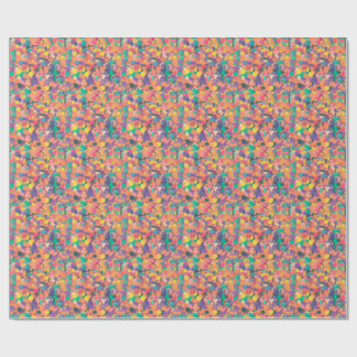 Colorful image on wrapping paper
