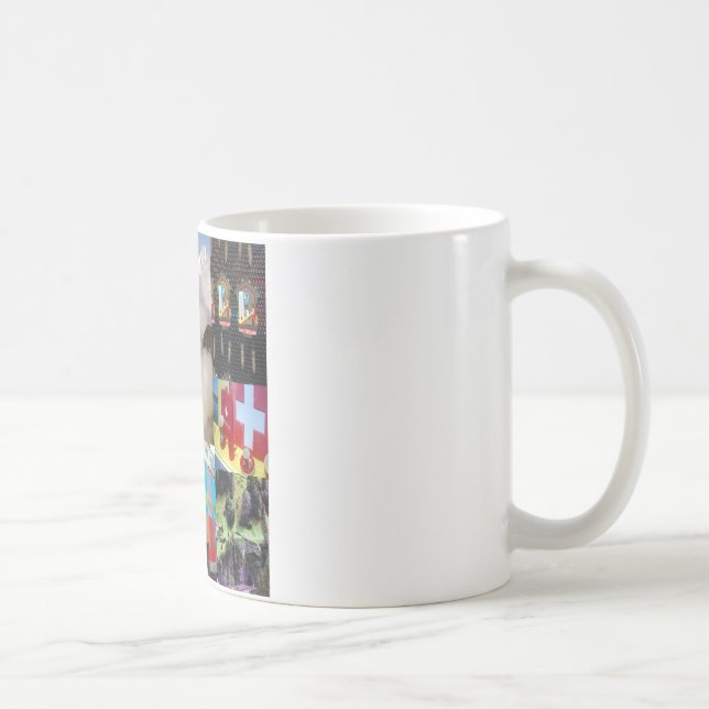 Colorful Images of Switzerland by Celeste Sheffey Coffee Mug (Right)