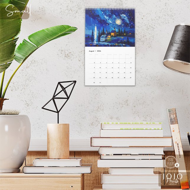 Colorful Impasto Art Calendar (Colorful Impasto Art Calendar_Small)