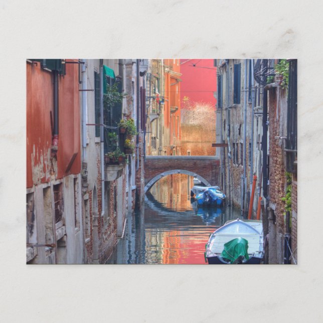 Colorful Impression Of Venice Italy Postcard (Front)