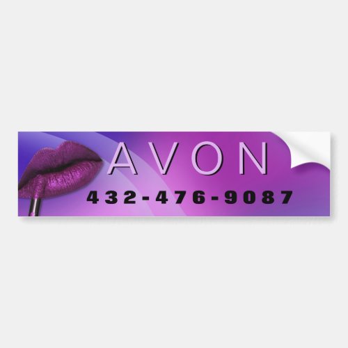 Colorful Independent Rep Avon  Bumper Sticker