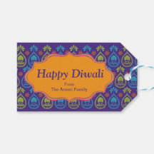 Diwali Gift Tags Gift Enclosures Zazzle