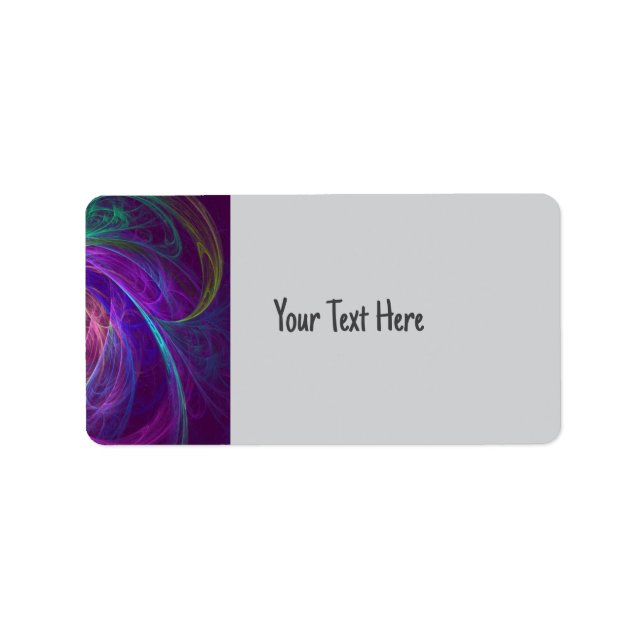 Colorful Infinity Label (Front)