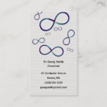 Colorful Infinity | Scientist Business Card<br><div class="desc">Infinity - elegant business card for all you scientist types out there. Personalize this to make it your own.</div>