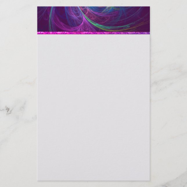 Colorful Infinity Stationery (Front)
