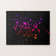 Colorful Ink Splatter Hard Difficult Challenging