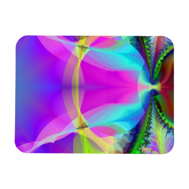Colorful Inner Circle Magnet (Horizontal)
