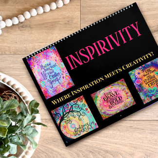 Colorful Inspiration Quotes Artwork Inspirivity Calendar