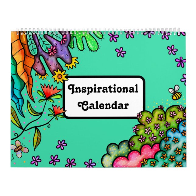 Colorful Inspirational Botanical  Calendar (Cover)