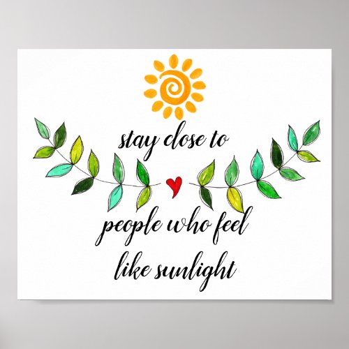 Colorful Inspirational Friendship Poster