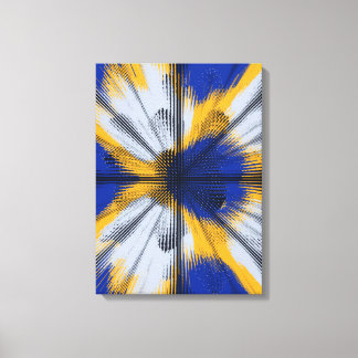 Colorful Interference Pattern Canvas Print
