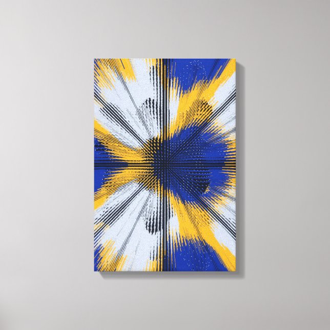 Colorful Interference Pattern  Canvas Print (Front)