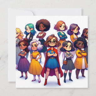 Colorful International Women's Day Art