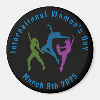 Colorful International Women's Day Magnet