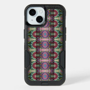 Colorful Intricate Geometric Pattern iPhone 15 Case