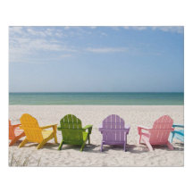 Colorful Inviting Beach Chairs