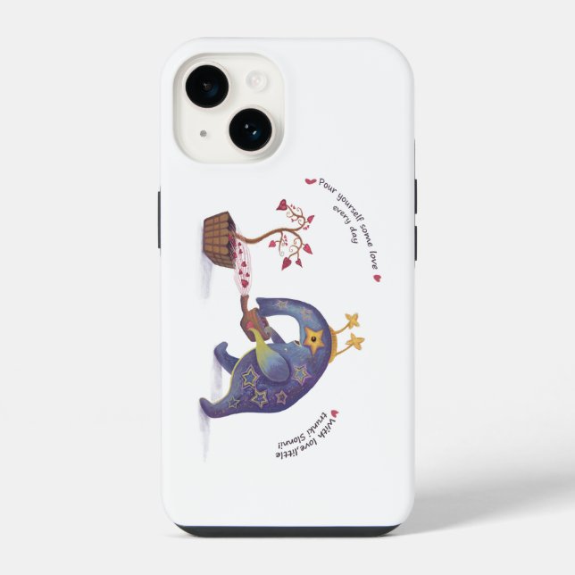   Colorful iPhone 14 Tough Case, Glossy Case (Back)