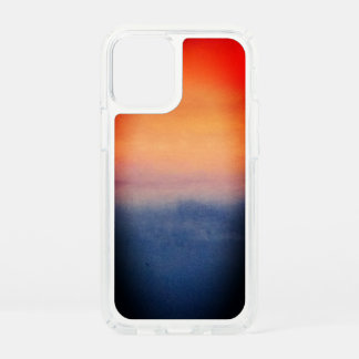 Colorful iPhone case in blues to oranges