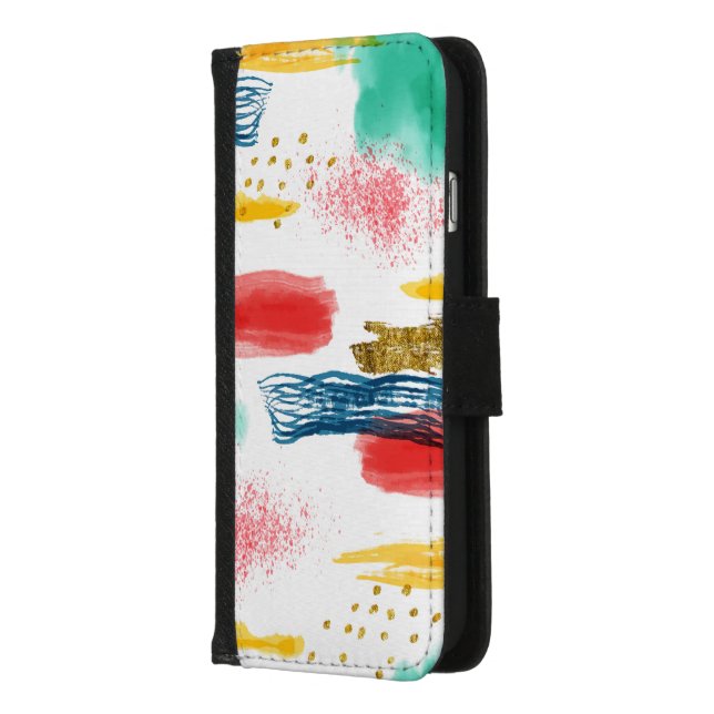 Colorful iPhone Wallet Case (Left)