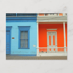 Colorful Iquique street Postcard