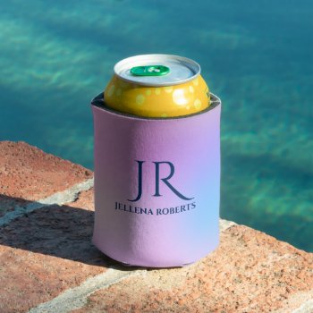 Colorful Iridescent Background 3 Can Cooler by artOnWear at Zazzle