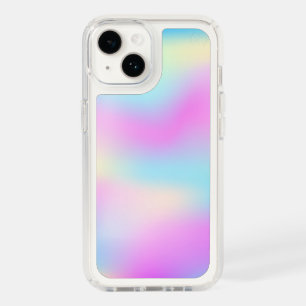Colorful iridescent background speck iPhone 14 case