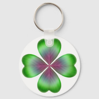 Colorful Irish Shamrock Keychain