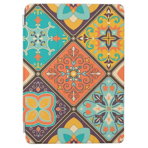 Colorful Islamic_inspired patchwork tile iPad Air Cover