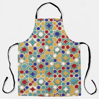 Colorful Islamic Mosaic Seamless Pattern Apron