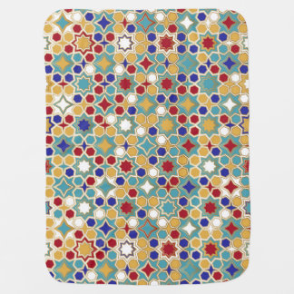 Colorful Islamic Mosaic Seamless Pattern Baby Blanket