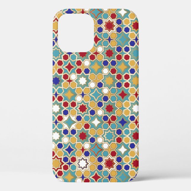 Colorful Islamic Mosaic Seamless Pattern Case-Mate iPhone Case (Back)