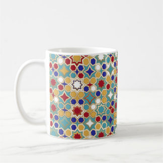 Colorful Islamic Mosaic Seamless Pattern Coffee Mug